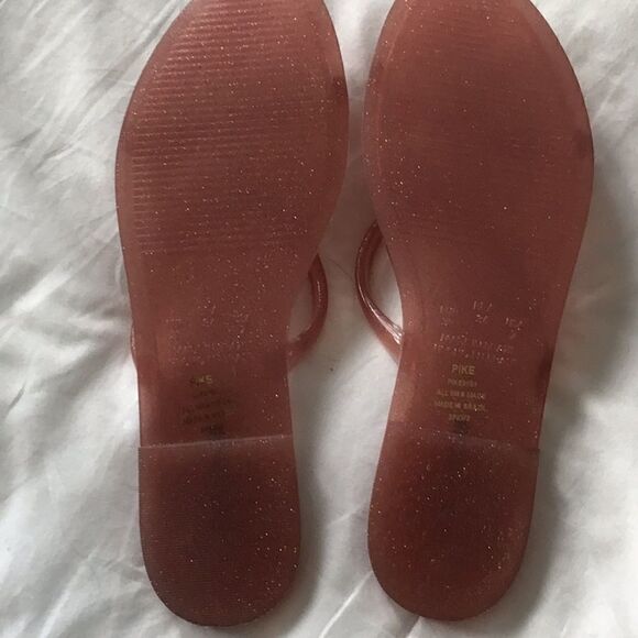 Steve Madden Pike Pink Double Strap Jelly Sandals - Picture 4 of 5